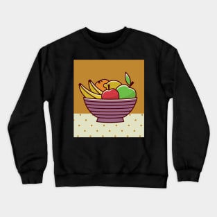 Bowl full of fresh fruit Crewneck Sweatshirt